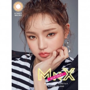 MnX STREET BROWN(月拋)